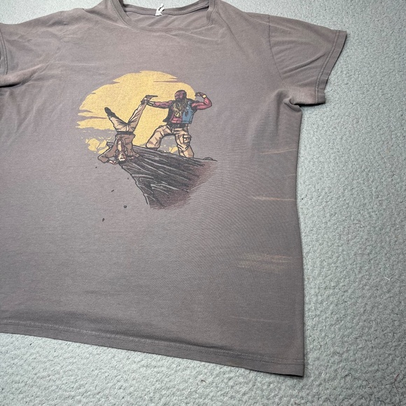 Mr T Shirt Mens Extra Large Brown Fool King Lion King 80s TV Show Distressed - Picture 5 of 16